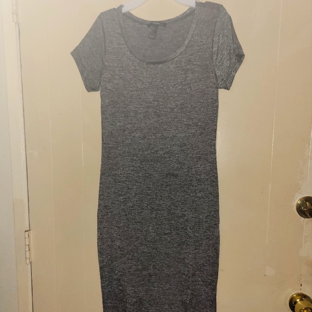 Small grey midi dress